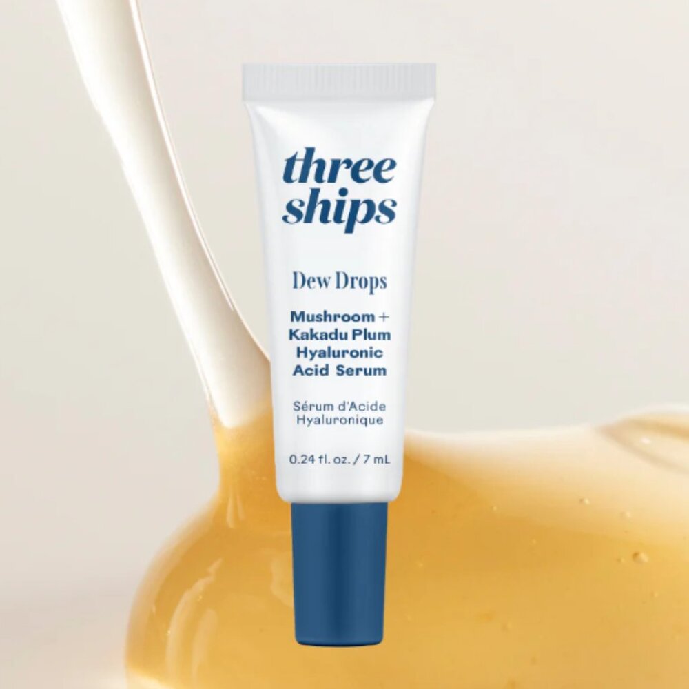 🔥3/$30 NEW Three Ships Dew Drops Mushroom + Kakadu Plum Hyaluronic Acid Serum